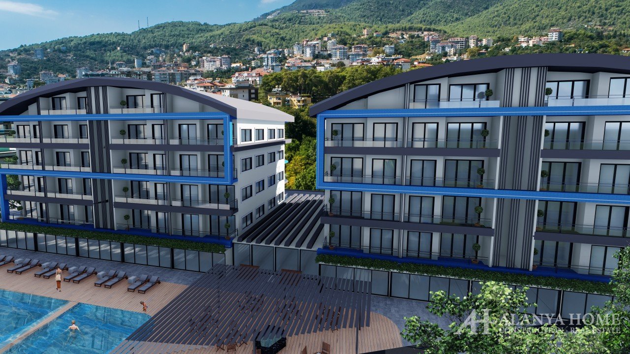 Exodus Residence Махмутлар Аланья Анталия Турция покупка продажа меблированной двухкомнатной квартир